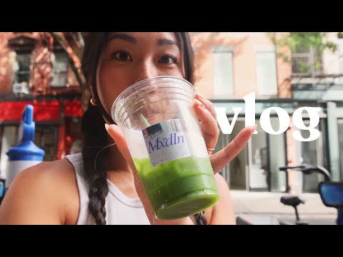 Back in New York, 12 Matcha & Shop with Me | NYC VLOG