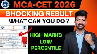 Mca cet Shocking Result for Students | Mca cet Result Analysis 2026