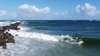 Surfing in the Fort Pierce Inlet