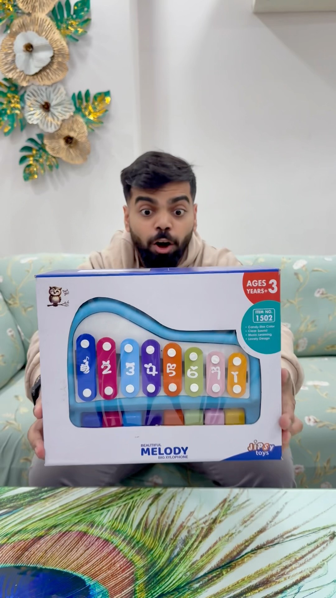 Mummy nai gaurav ko gift kiya xylophone #shorts #youtubeshorts #gauravaroravlogs