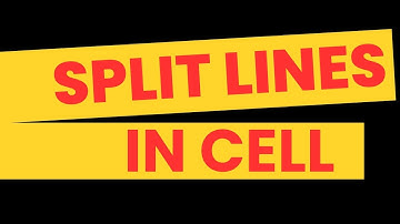 Split Multiple Lines in a Single Cell into New Cells - Google Sheets