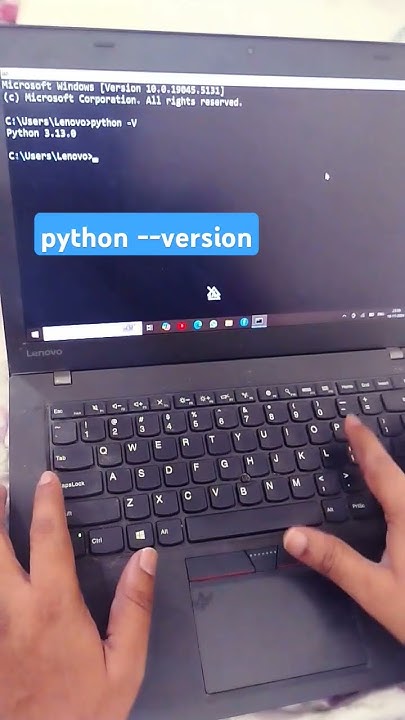 How to find python version through command prompt? #shorts #ytshorts # ...