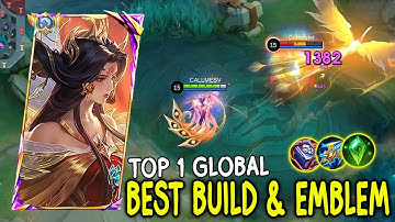 ZETIAN BEST BUILD AND EMBLEM!! | BUILD TOP 1 GLOBAL ZETIAN | MOBILE LEGENDS