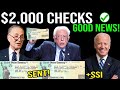 GOOD NEWS! HOUSE PASSING $1,400 + $2,000 STIMULUS CHECKS! Third Stimulus CHECK Update! SSI SSDI