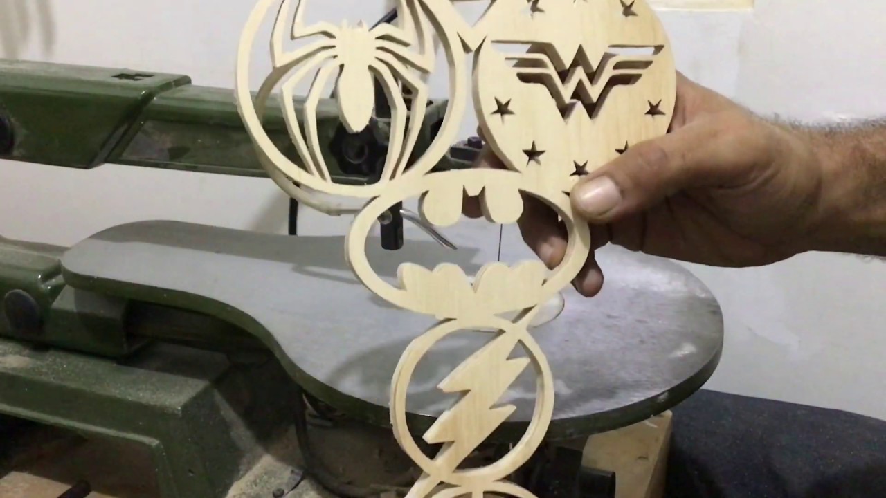 ESCUDOS De SÚPER HÉROES en MADERA// Caladora De Banco/ Scrollsaw DIY