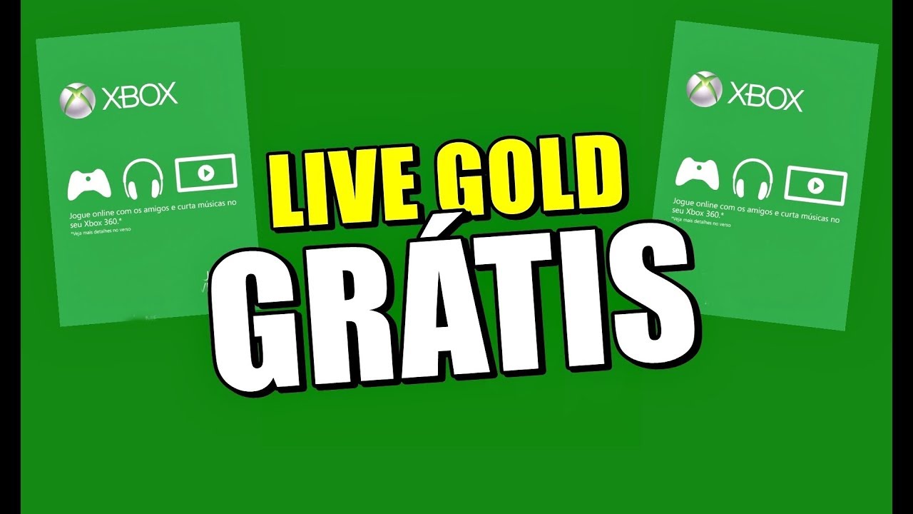XBOX LIVE GOLD GRÁTIS! APROVEITA!!