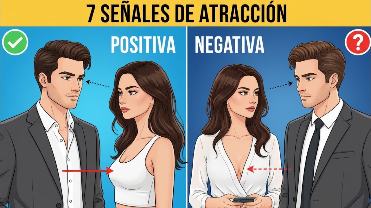 7 señales de que le gustas a alguien de verdad - Señales OCULTAS de atracción