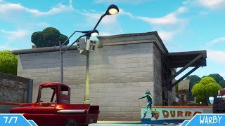 Street Light Spotlight Locations In Fortnite All Alien Artifacts Fortnite All Alien Artifacts Fortnite