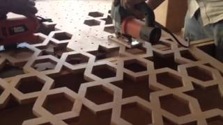 Hey YouTube This video about an making of interior wall partition and grill Board and how to make that with gicso cutter and i will 