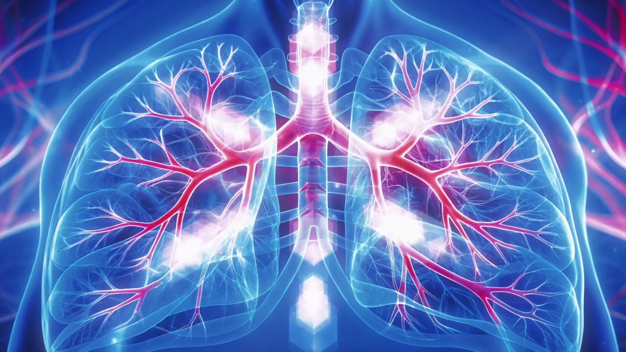Restore Lungs Healing Frequency | Cleanse Lungs, Cough Relief Binaural Beats - Lungs Treatment Music