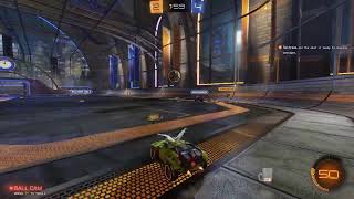 Rocket League! A quick jaunt to the goal