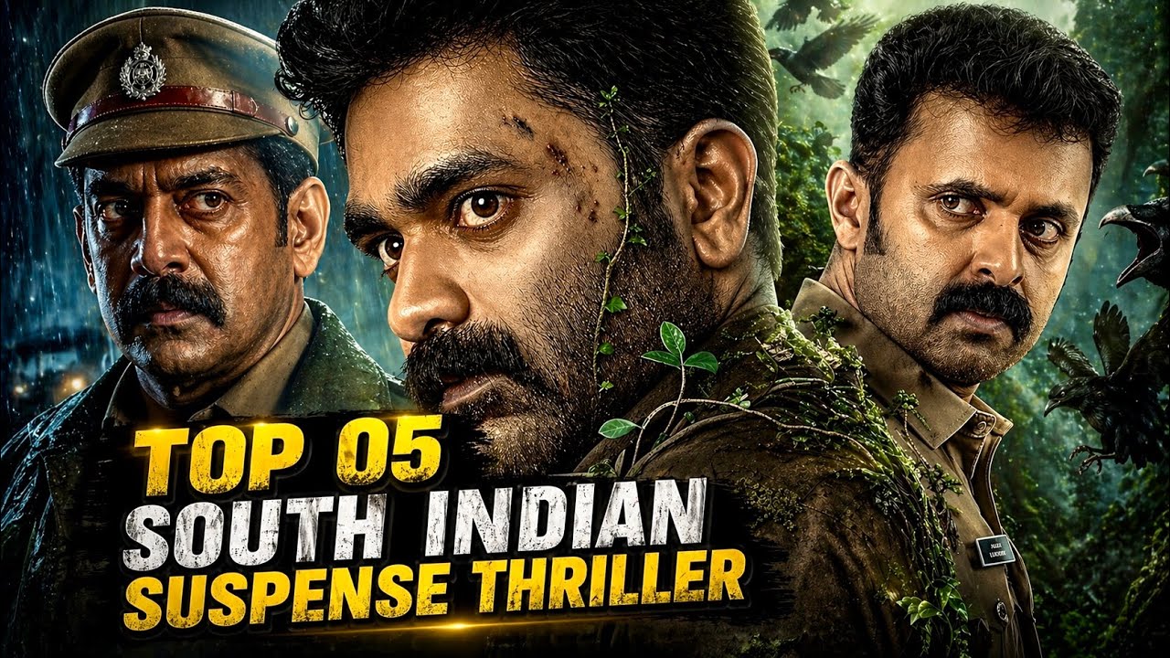 Top 5 Best South Indian Suspense Thriller 2026 Hindi Dubbed movies ...