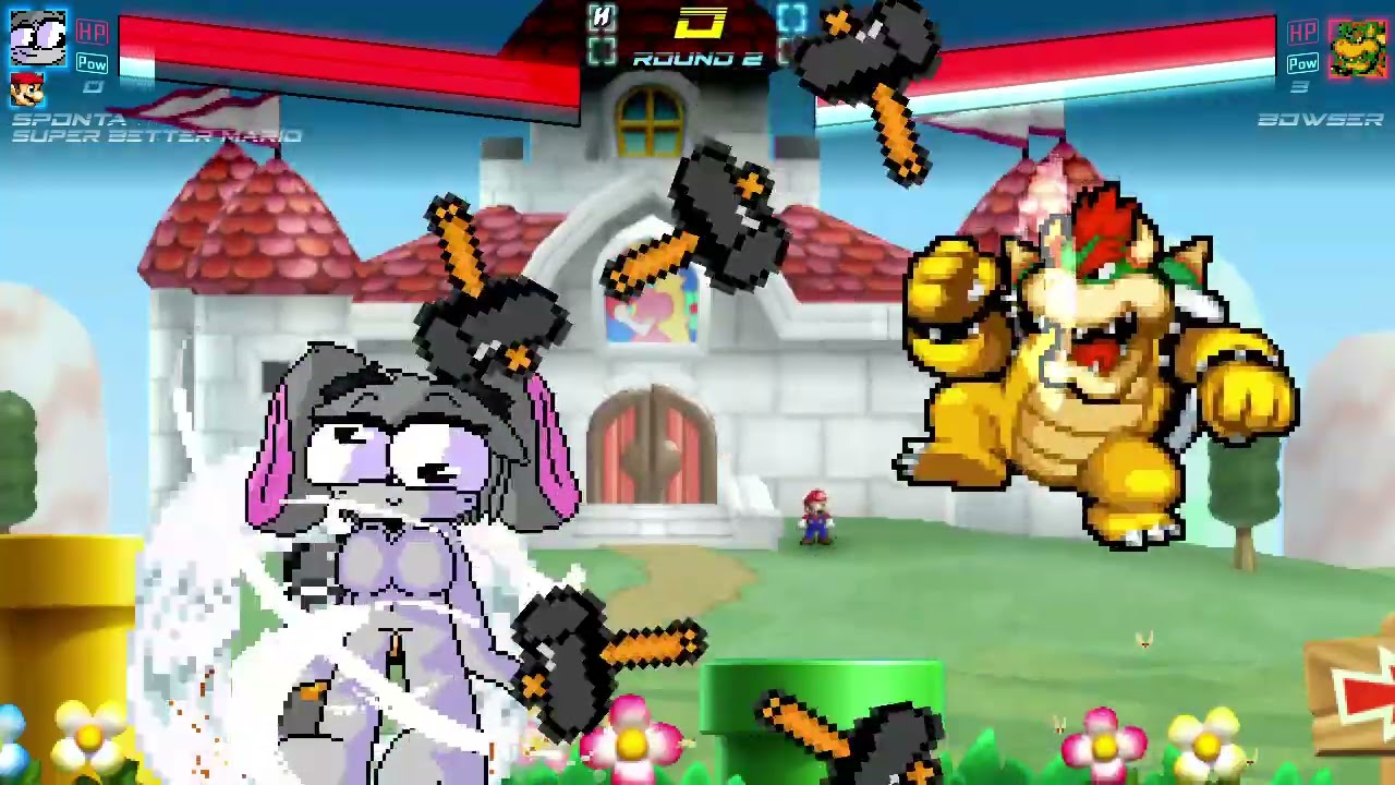 Mugen Request - Sponta (Me) and Mario VS Bowser