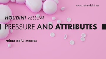 Houdini Vellum - Pressure and attributes