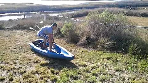 Aron....Casey......  mower kayak....idiots