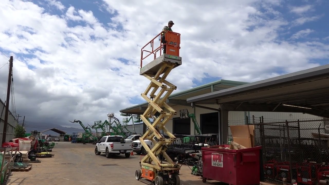JLG 2630ES Electric Scissor Lift  Maui Sunbelt Auction