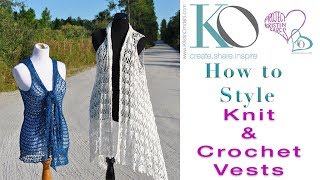How to Style Knit & Crochet Vests recorded Facebook Live Broadcast 08/24/17