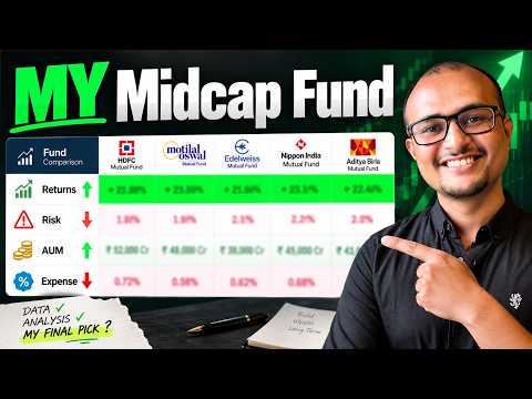 I compared top 5 midcap fund and selected the best for my portfolio | Winner will shock you! thumbnail