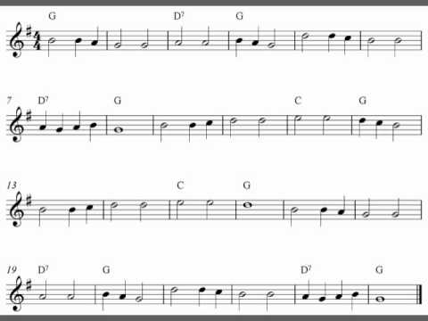 go tell aunt rhody free flute sheet music score youtube go tell aunt rhody sheet music