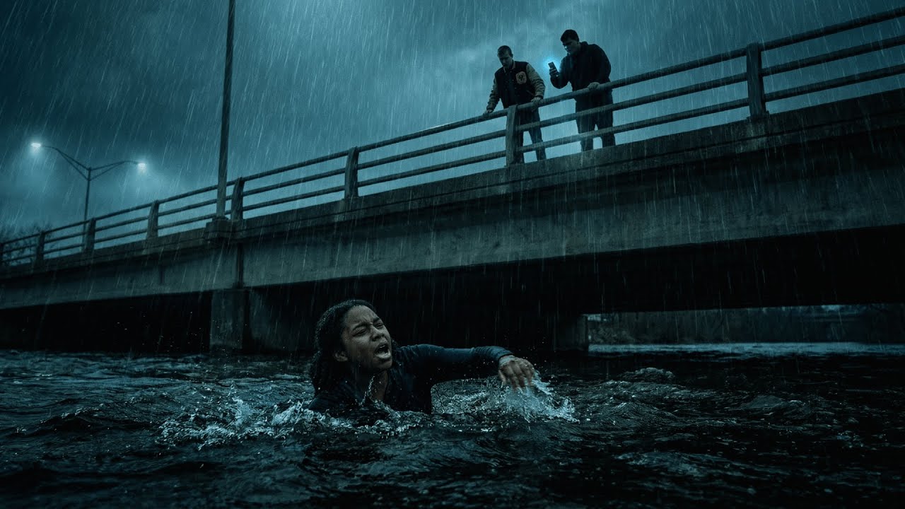 "Let's See You Swim!"—Bullies Throw Black Girl Off a Bridge, Then Panic Seeing a Hells Angel Biker