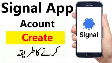 Signal App Me Account Kaise Banaye 2024 | How to Create Signal App Account