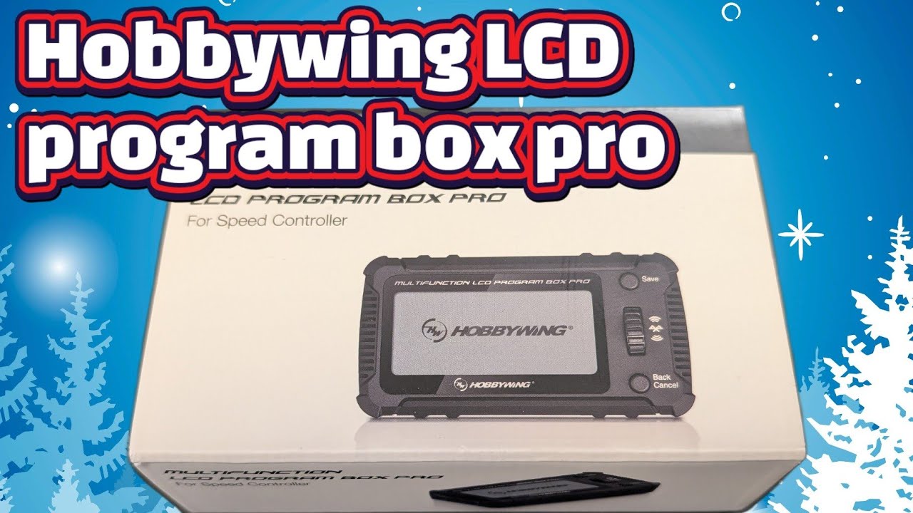 HOBBYWING MULTIFUNCTION LCD PROGRAM BOX PRO unboxing - YouTube