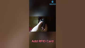 How to open your door by card? #welock #smartlock #diy