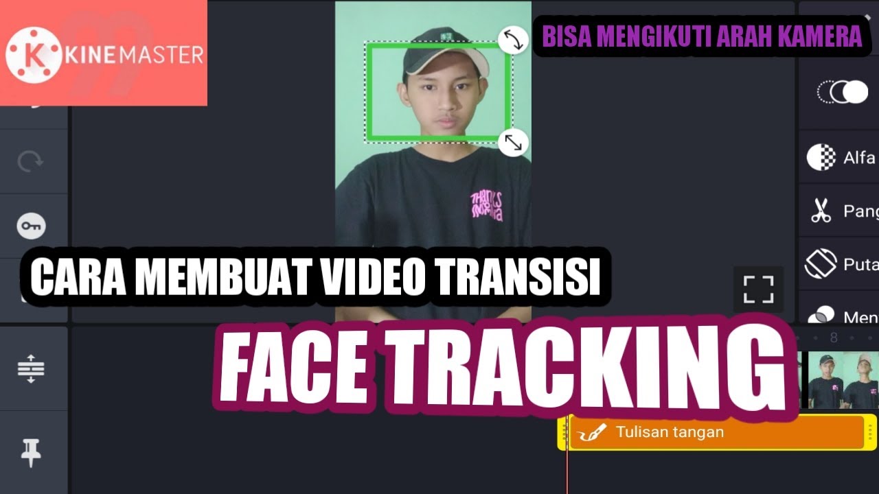 cara membuat Video face tracking android di kinemaster - YouTube