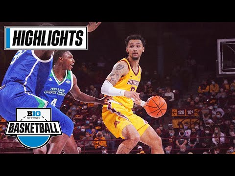 Texas A&M-CC at Minnesota | Big Ten Men's Basketball | Highlights | Dec. 14, 2021