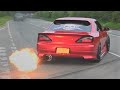 JDM CARS LEAVING CARSHOW, Exhaust Sounds Compilation