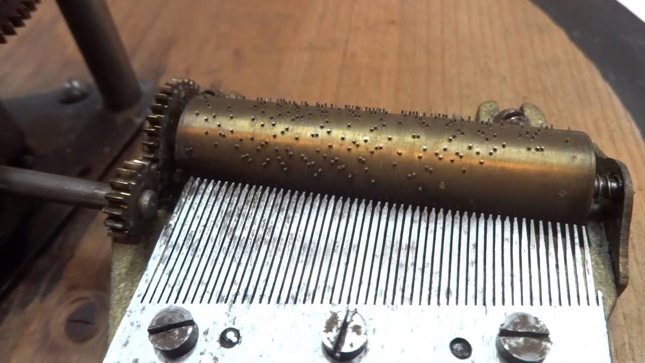 Antique musical Christmas tree stand "after restoration" YouTube