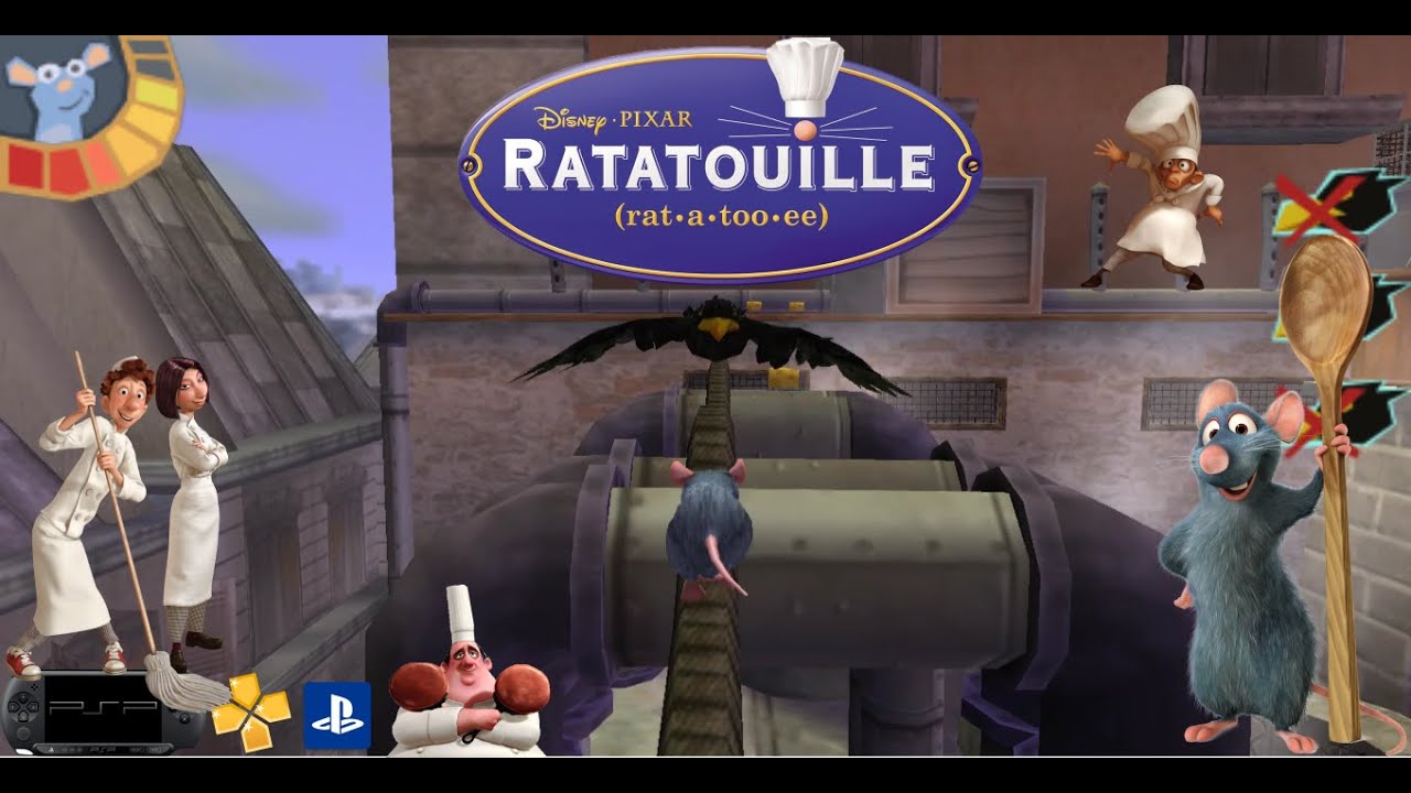Ratatouille Full Gameplay (PSP)