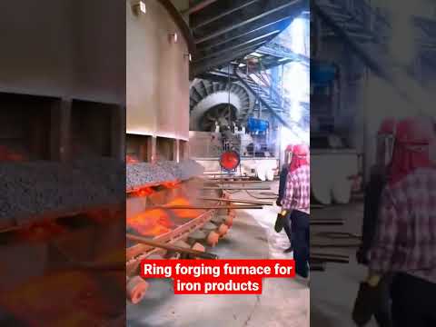 How it's made | Ring forging furnace for iron