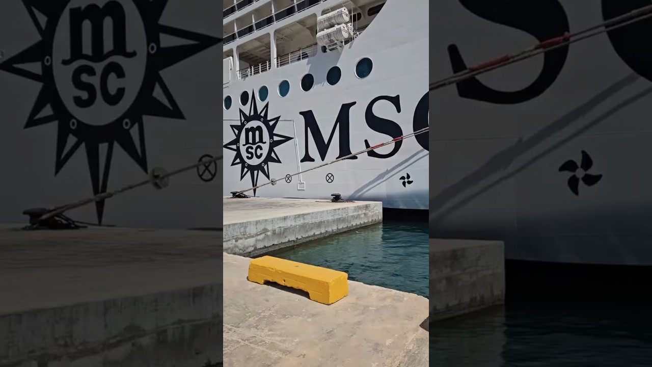 MSC Splendida ⛴ Western Mediterranean cruise #shorts