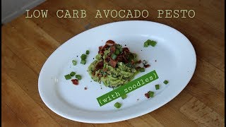 The BEST low carb avocado pesto recipe
