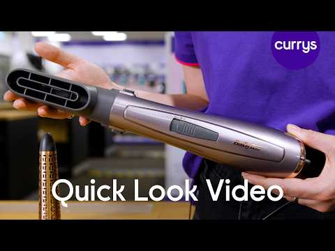 Video BABYLISS Air Style 1000 2136U Hot Air Styler - Metallic Silver