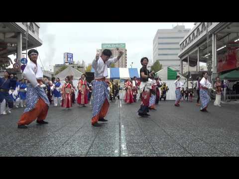 Yosakoiぶち楽市民祭2014　総踊り　フリーダム