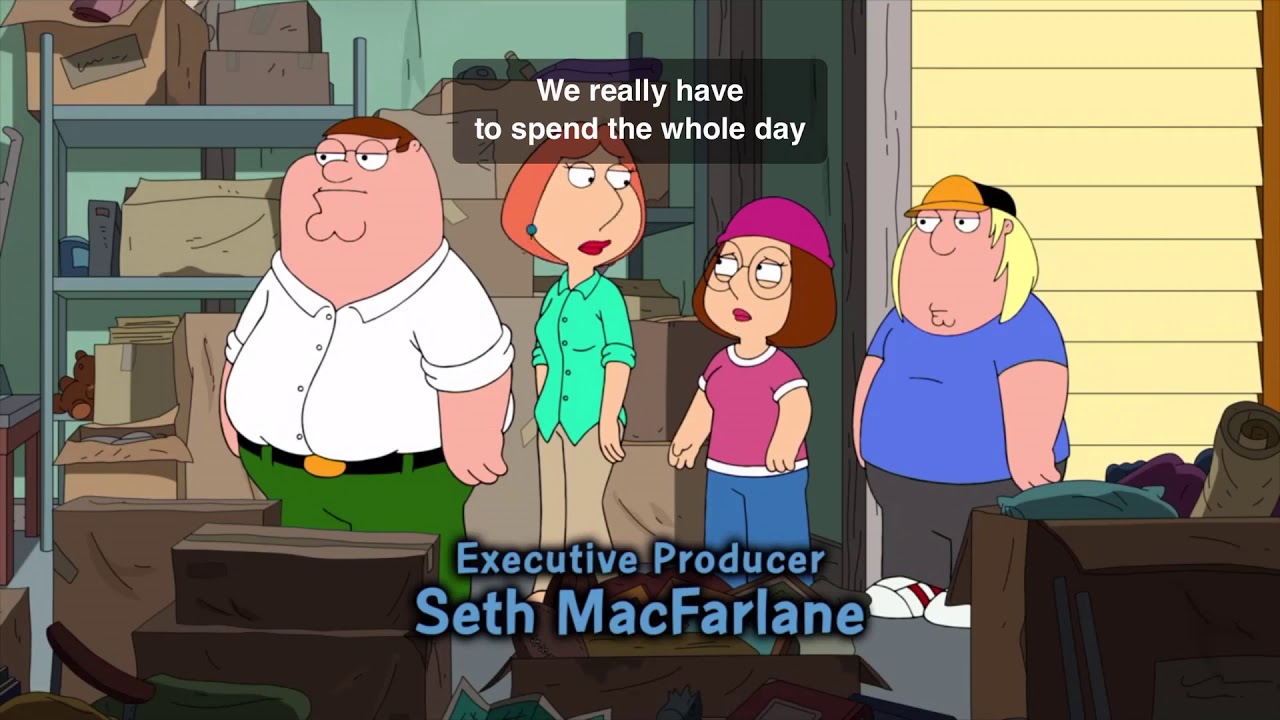 Family guy Peter throws away Stewie’s tricky YouTube