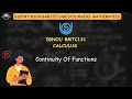 L8.1 Continuity of Functions | IGNOU BSCFMT/BSCM BMTC131 Calculus | Vigyan Academy