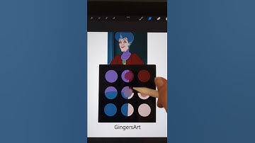 Thumbnail of Procreate - Makeup Palette: Lady Tremaine #disney #procreate #makeuppalette #cinderella #palette