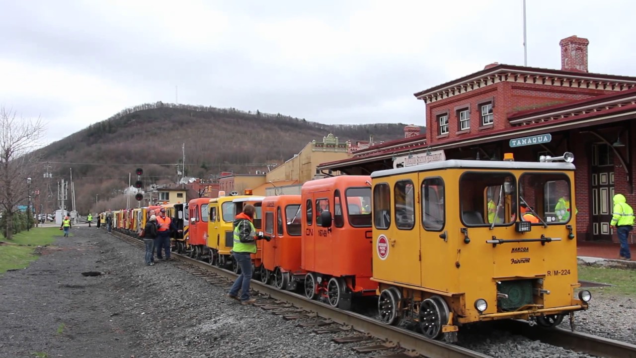 Speeders, NARCOA, Motorcar Hobby, Tamaqua Railroad Train Station, Tamaqua, 4-1-2017