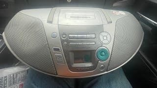 The Panasonic RX-ES20 CD/Cassette/Radio Boombox!