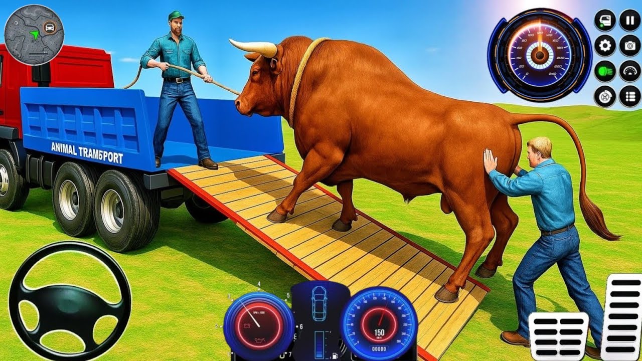 🐂🐎Animal Transport Truck Game 3D - Animal Truck Transport Game - Android Gameplay - JAYNLGAMERZ