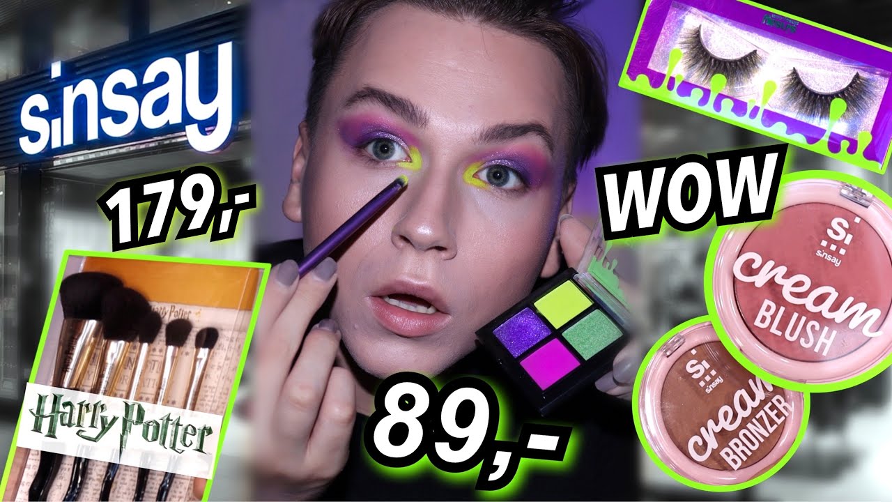 Testuju LEVNOU kosmetiku ze SINSAY! 89Kč 😦 skoro všechno?!