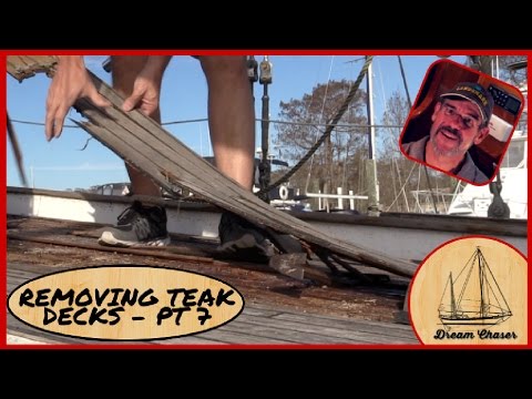 Removing the Teak Deck   Part 7
