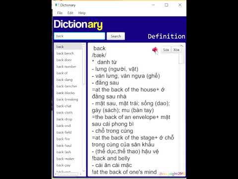Eng-Vi Dictionary Java 18.10.14