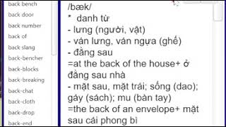 Eng-Vi Dictionary Java 18.10.14