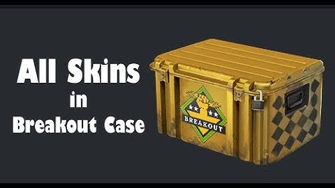 CS:GO Operation Breakout Weapon Case All skins + Individual Prices