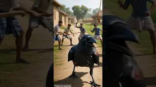 &quot;दुखी कौवे की दर्दभरी कहानी 🐦 | Emotional Crow Story | Heart Touching Village Story&quot; #short
