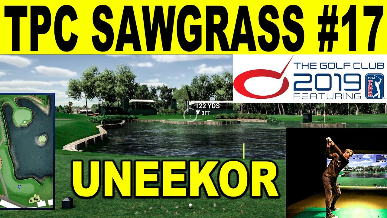 TPC Sawgrass 17th Hole on TGC 2019 - UNEEKOR EYE XO (Golf Simulator)